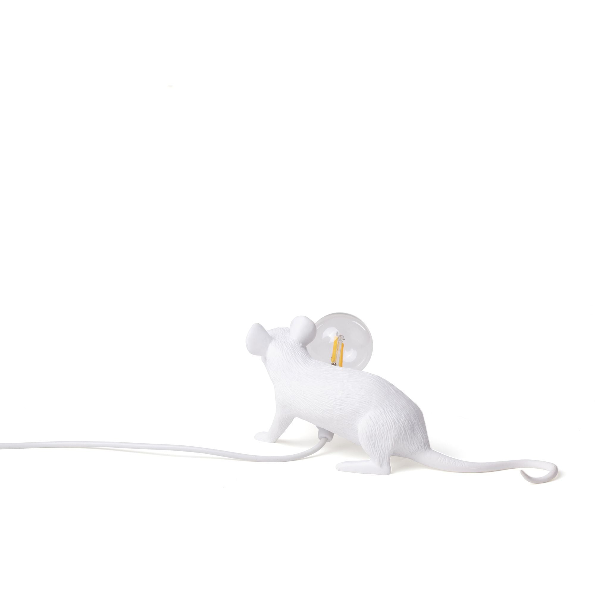 Seletti Mouse Lamp Lop, White
