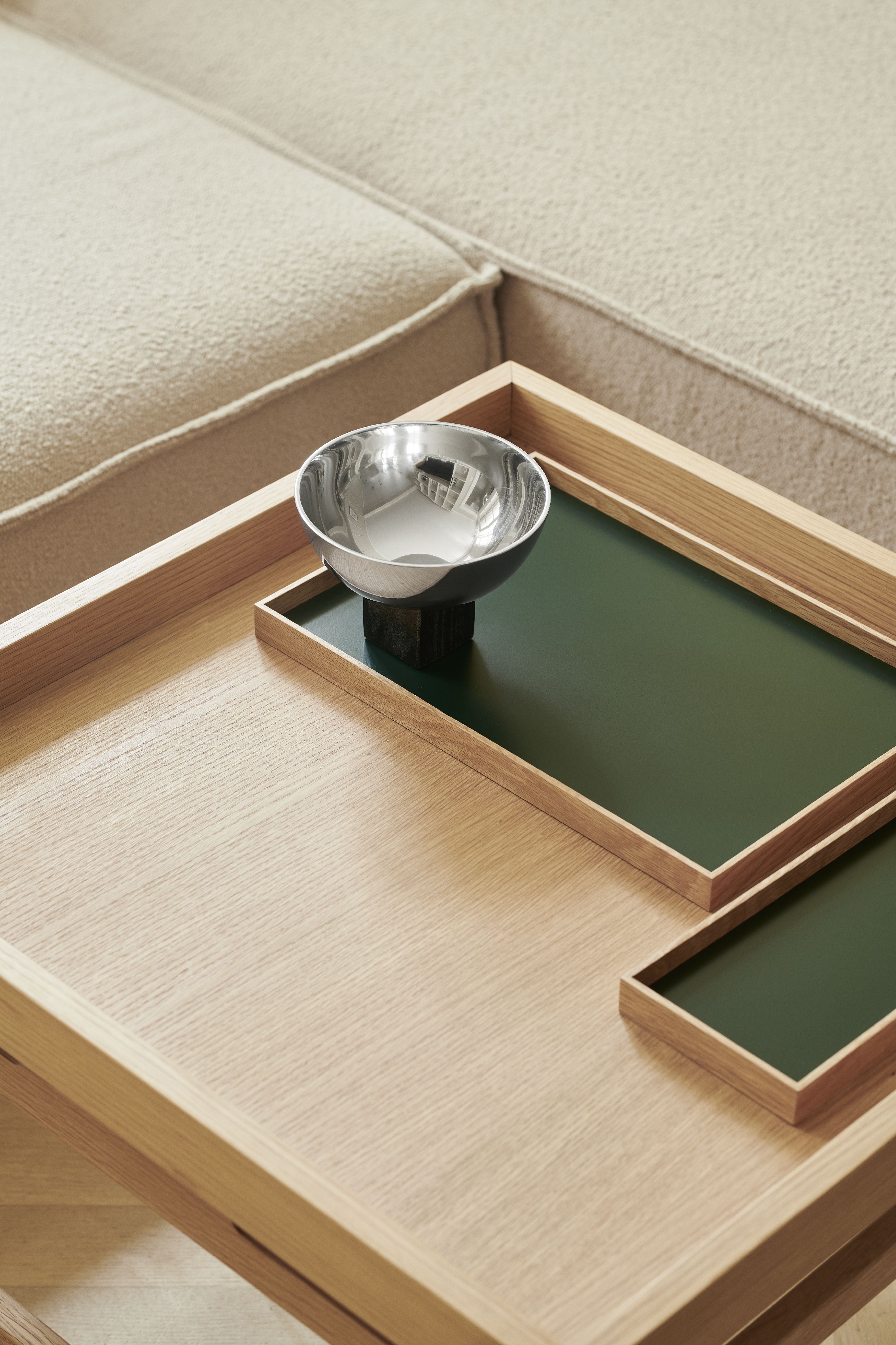 Gejst Frame Tray Oak/Green, stor