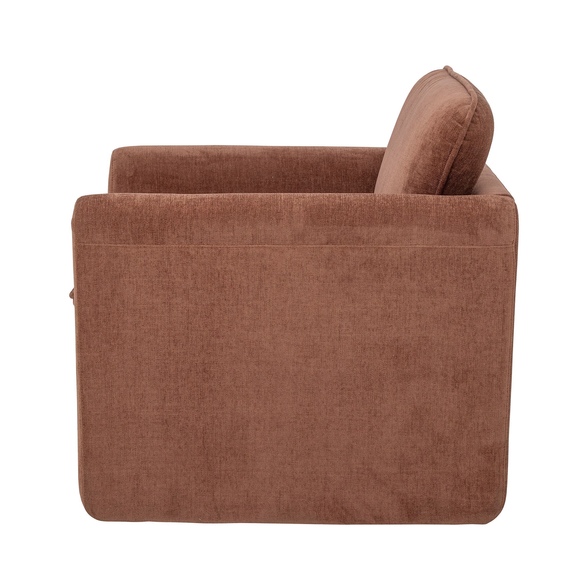 Bloomingville Paseo Lounge Chair, Brown, Polyester