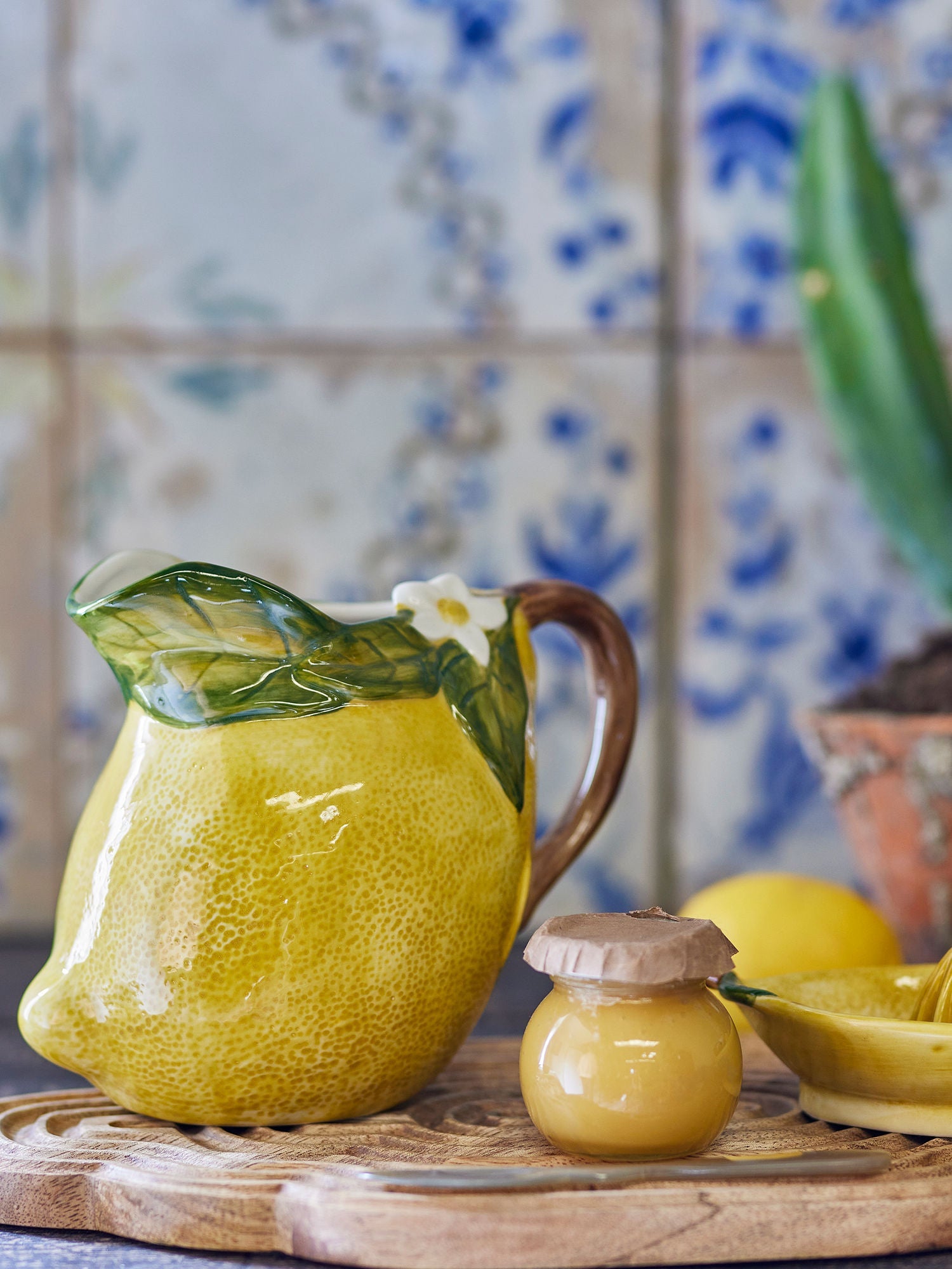 Creative Collection Limone Jug, Yellow, Stoneware