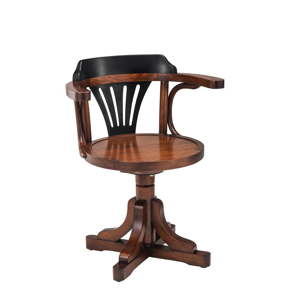 Authentic Models Purser's Chair, Sort & Honning