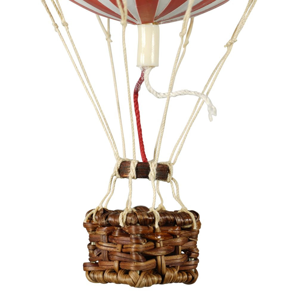 Authentic Models Floating The Skies Luftballon, Rød/Hvid, Ø 8.5 cm