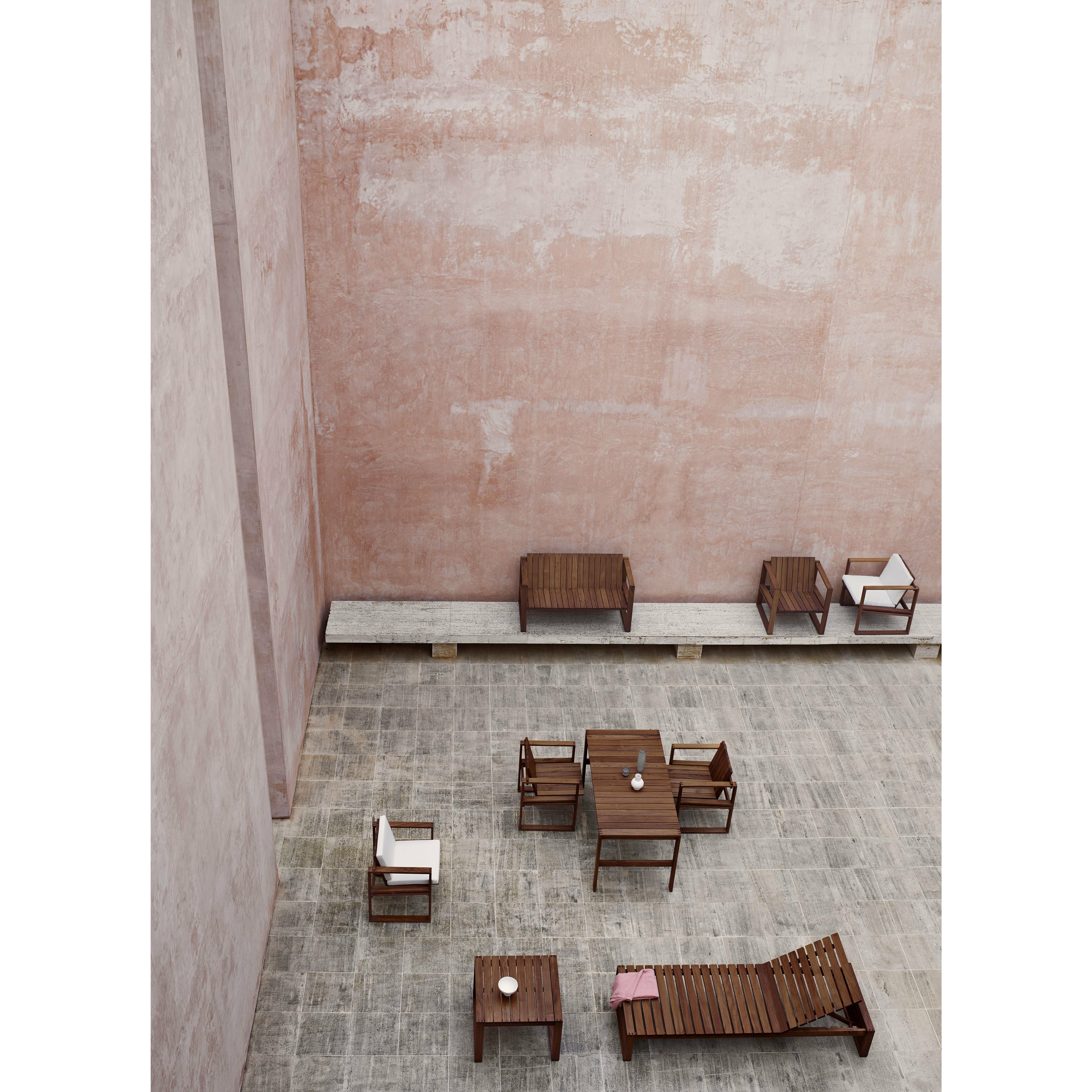 Carl Hansen BK12 Lounge Sofa Indoor/Outdoor, Ubehandlet Teak