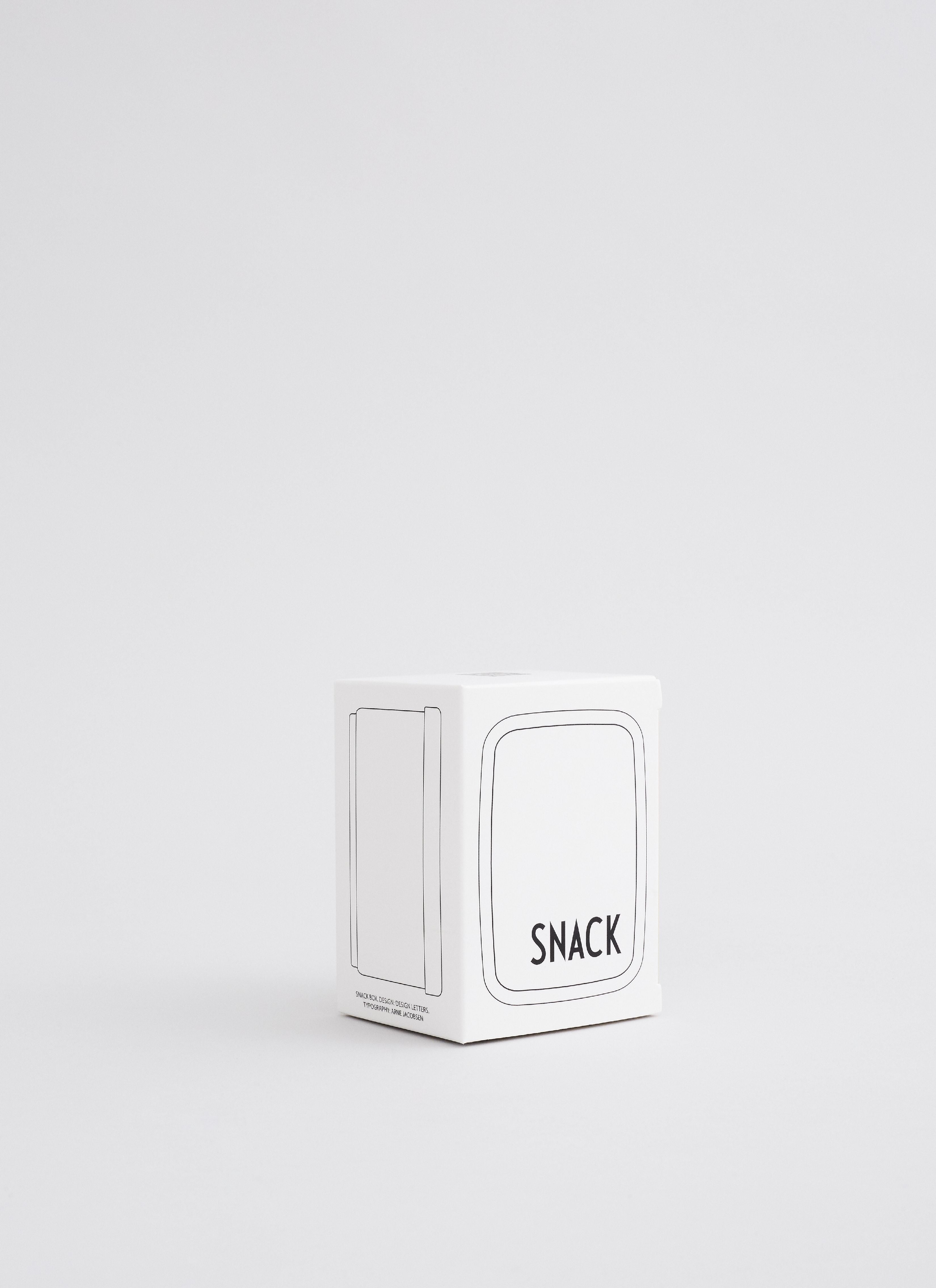 Design Letters Snack Box, White