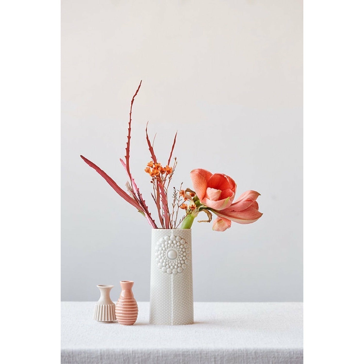Dottir Pipanella Flower Vase Blue/Grey, 9cm