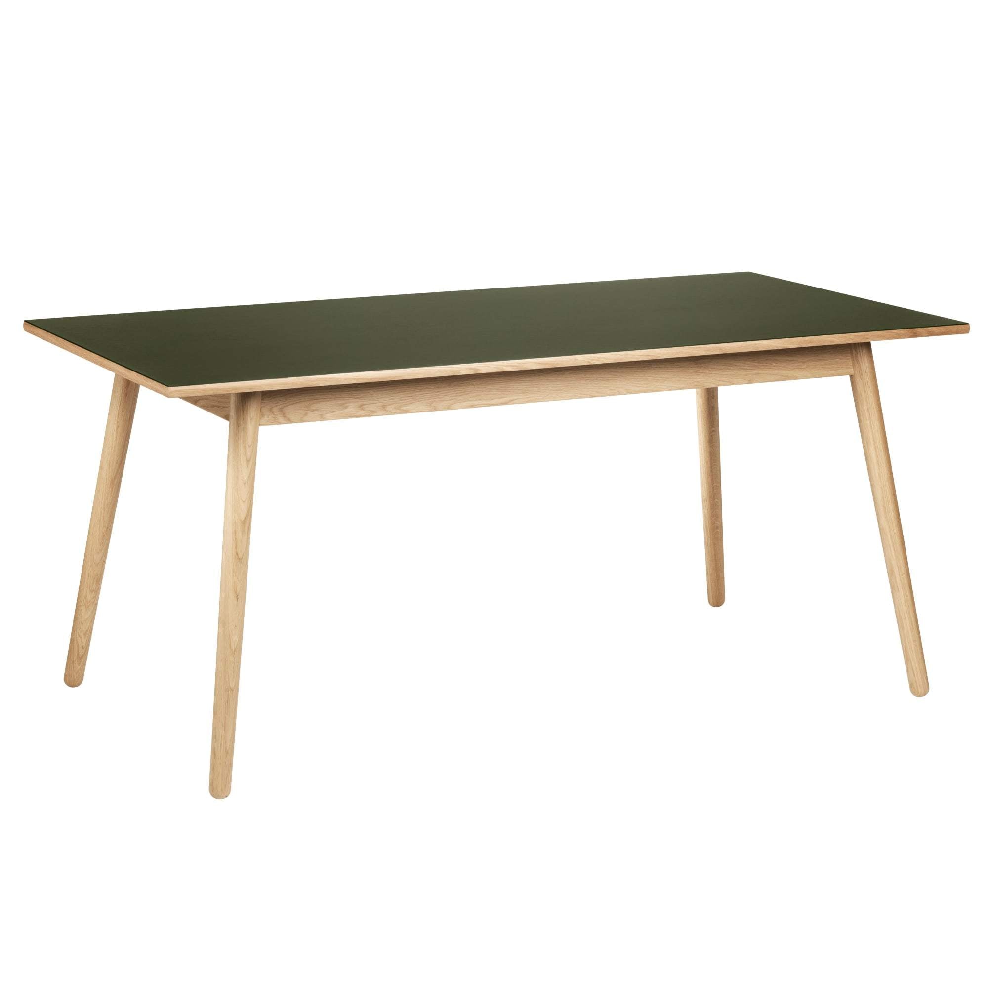 FDB Møbler C35B Spisebord Eg/Oliven Linoleum, 160cm