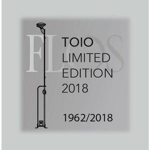 Flos Toio Limited Edition Gulvlampe, Mat Sort