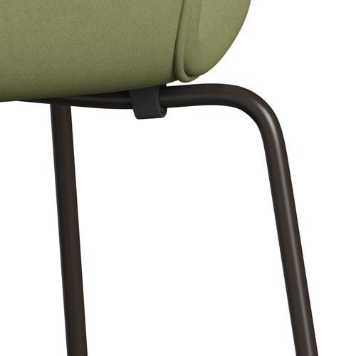 Fritz Hansen 3107 Stol Fuldpolstret, Brown Bronze/Comfort Grå (C68009)