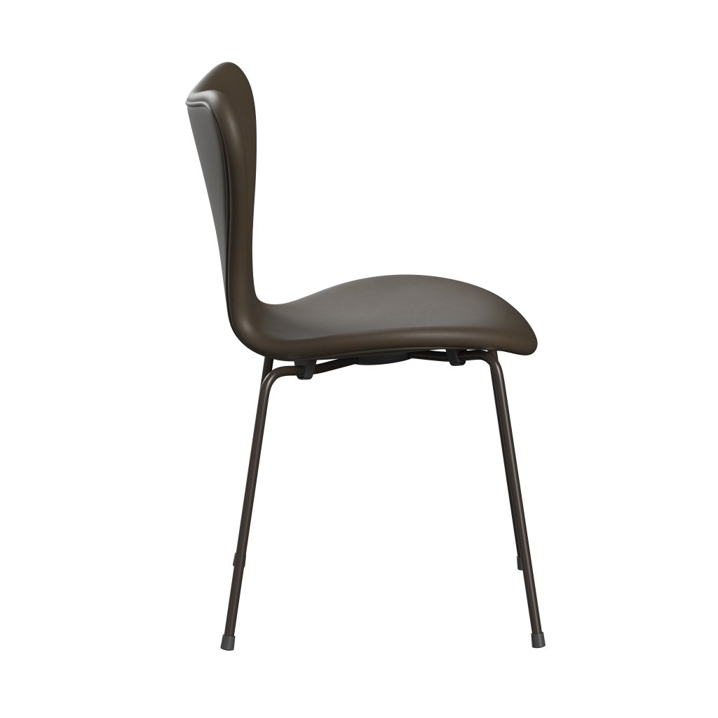 Fritz Hansen 3107 Stol Fuldpolstret, Brown Bronze/Essential Stone