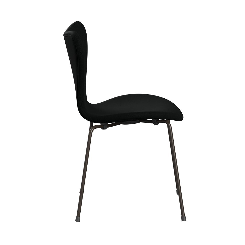 Fritz Hansen 3107 Stol Fuldpolstret, Brown Bronze/Fame Sort