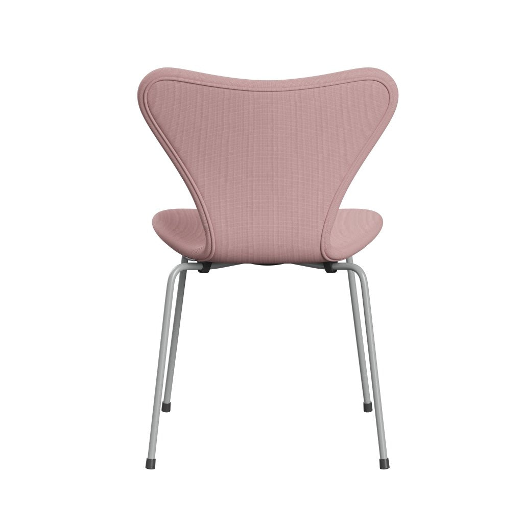 Fritz Hansen 3107 Stol Fuldpolstret, Nine Grey/Fame Varm Pink