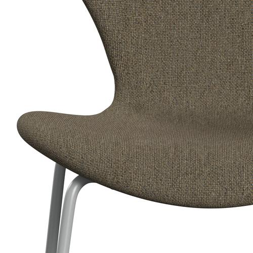 Fritz Hansen 3107 Stol Fuldpolstret, Nine Grey/Hallingdal Grå/Brun