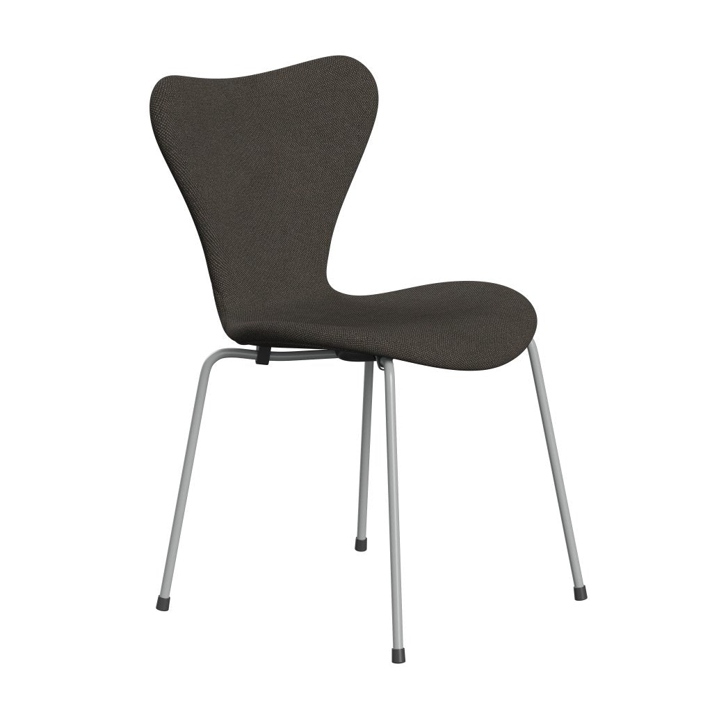 Fritz Hansen 3107 Stol Fuldpolstret, Nine Grey/Hallingdal Light Charcoal