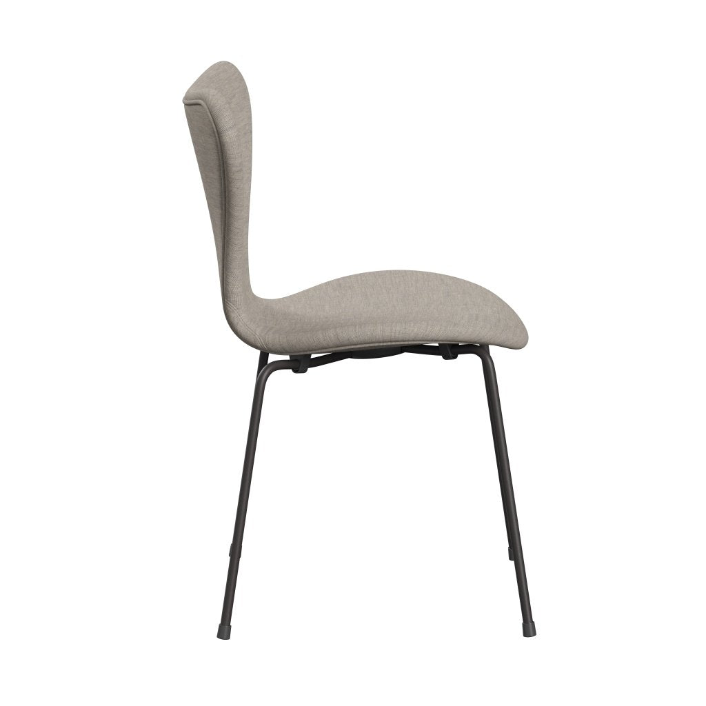 Fritz Hansen 3107 Stol Fuldpolstret, Warm Graphite/Canvas Beige