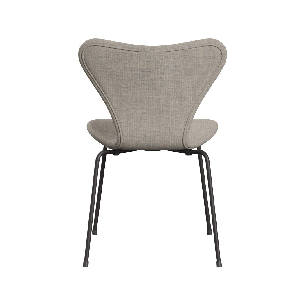 Fritz Hansen 3107 Stol Fuldpolstret, Warm Graphite/Canvas Beige