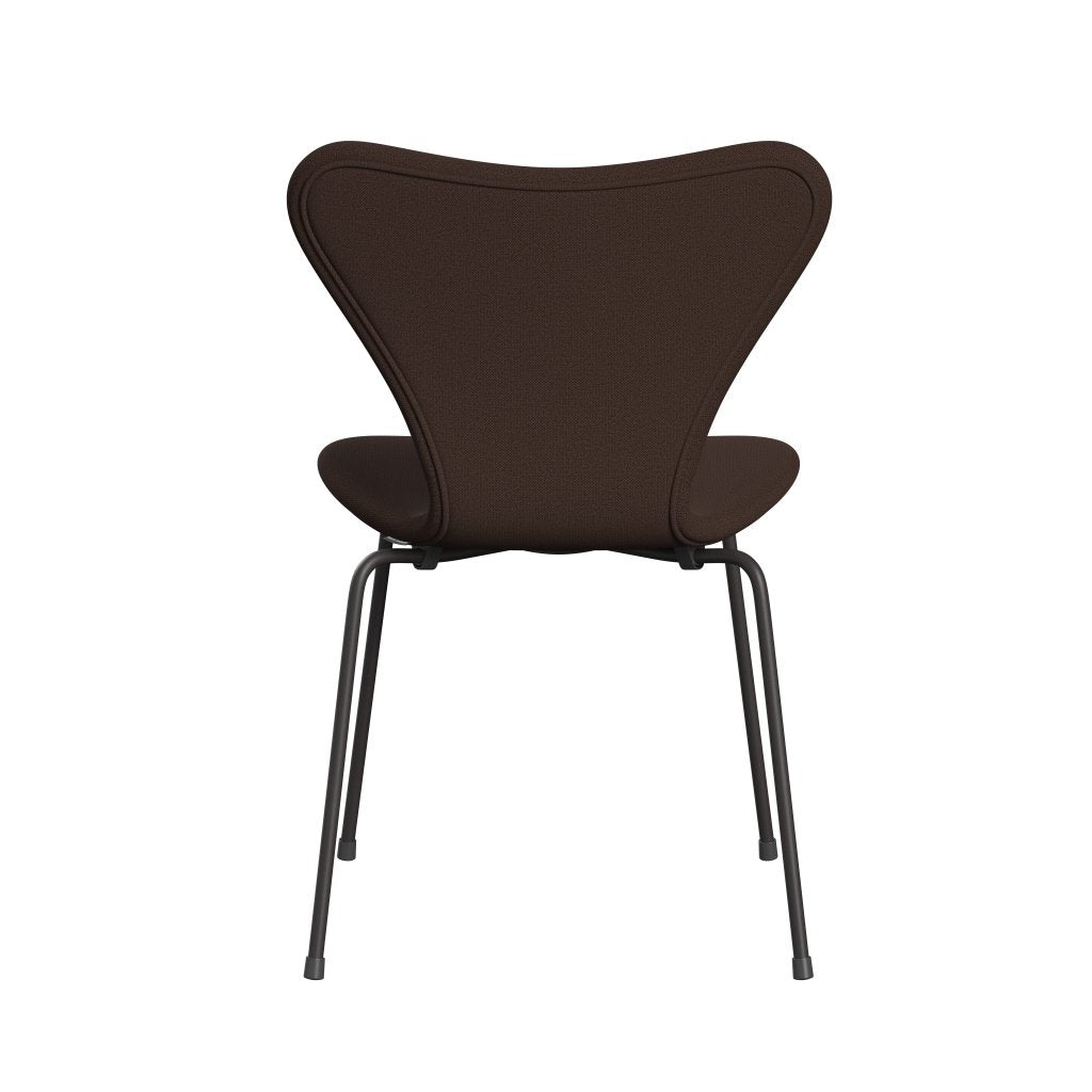 Fritz Hansen 3107 Stol Fuldpolstret, Warm Graphite/Capture Chokolade Brun