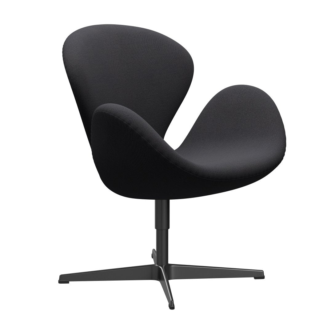 Fritz Hansen Svanenstol, Sortlakeret/Rime Brown/Dark Blue