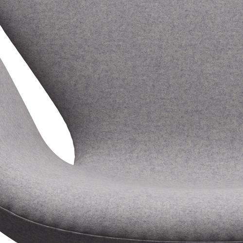 Fritz Hansen Svanenstol, Warm Graphite/Divina Md Cool Light Grey