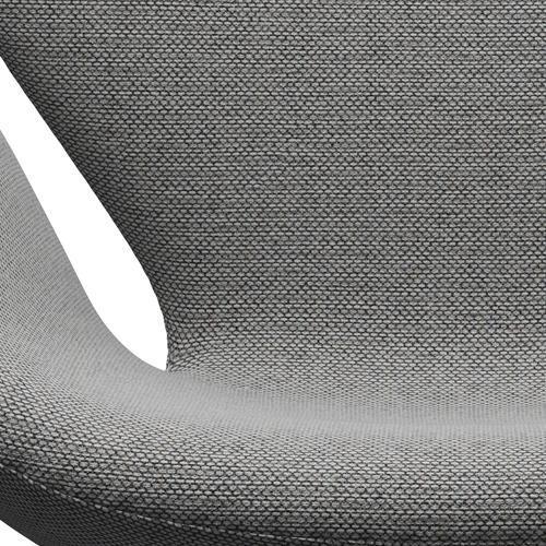 Fritz Hansen Svanenstol, Warm Graphite/Re-Wool Off White/Natural