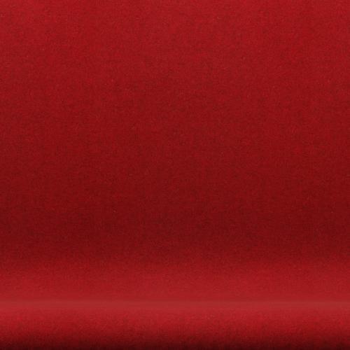 Fritz Hansen Svanesofa 2-Personers, Warm Graphite/Divina Melange Deep Red