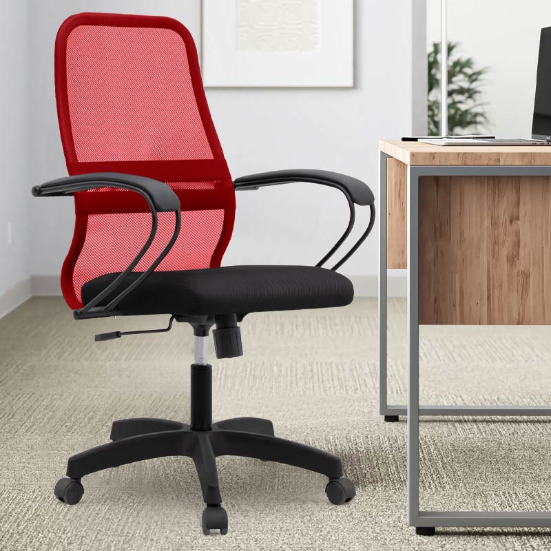 Office Chair MARA Mesh Red/Black