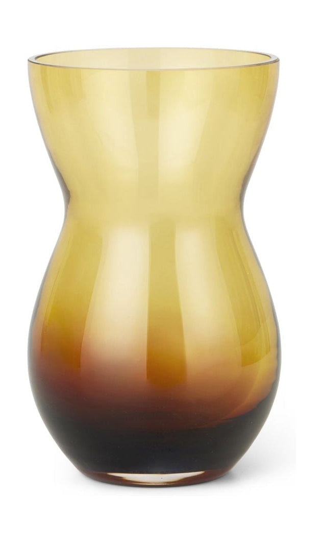 Holmegaard Calabas Duo Vase H21 cm, Burgundy/Amber