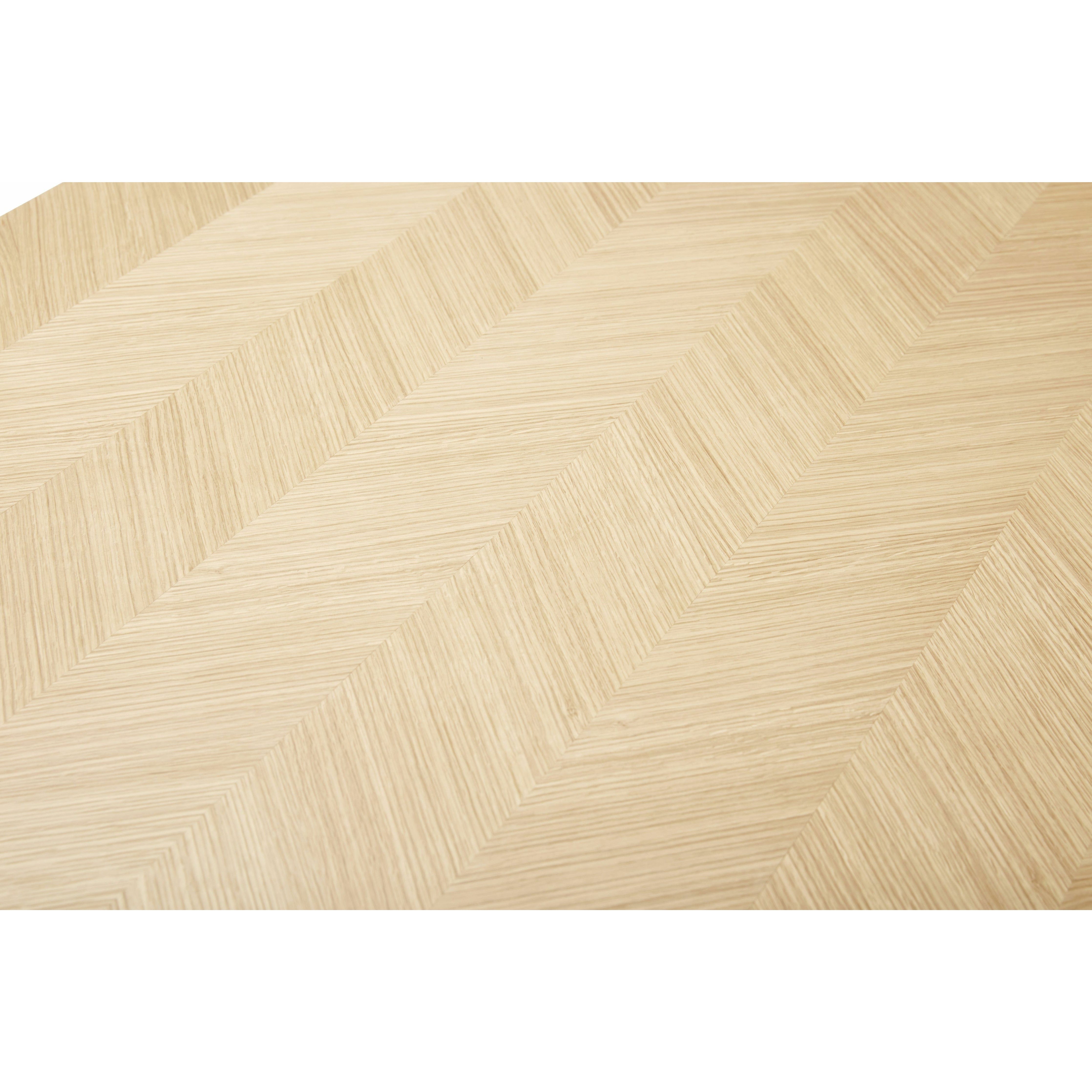 Hübsch Herringbone Bord Egetræ Herringbone Mønster FSC Natur, 100x200x75 Cm