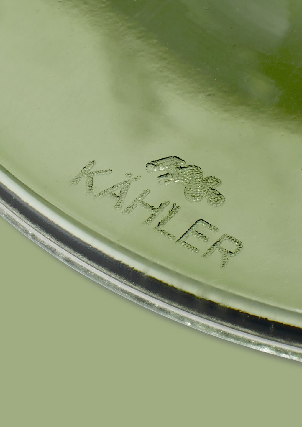 Kähler Hammershøi Rødvinsglas 49 cl, Grøn 2 Stk.