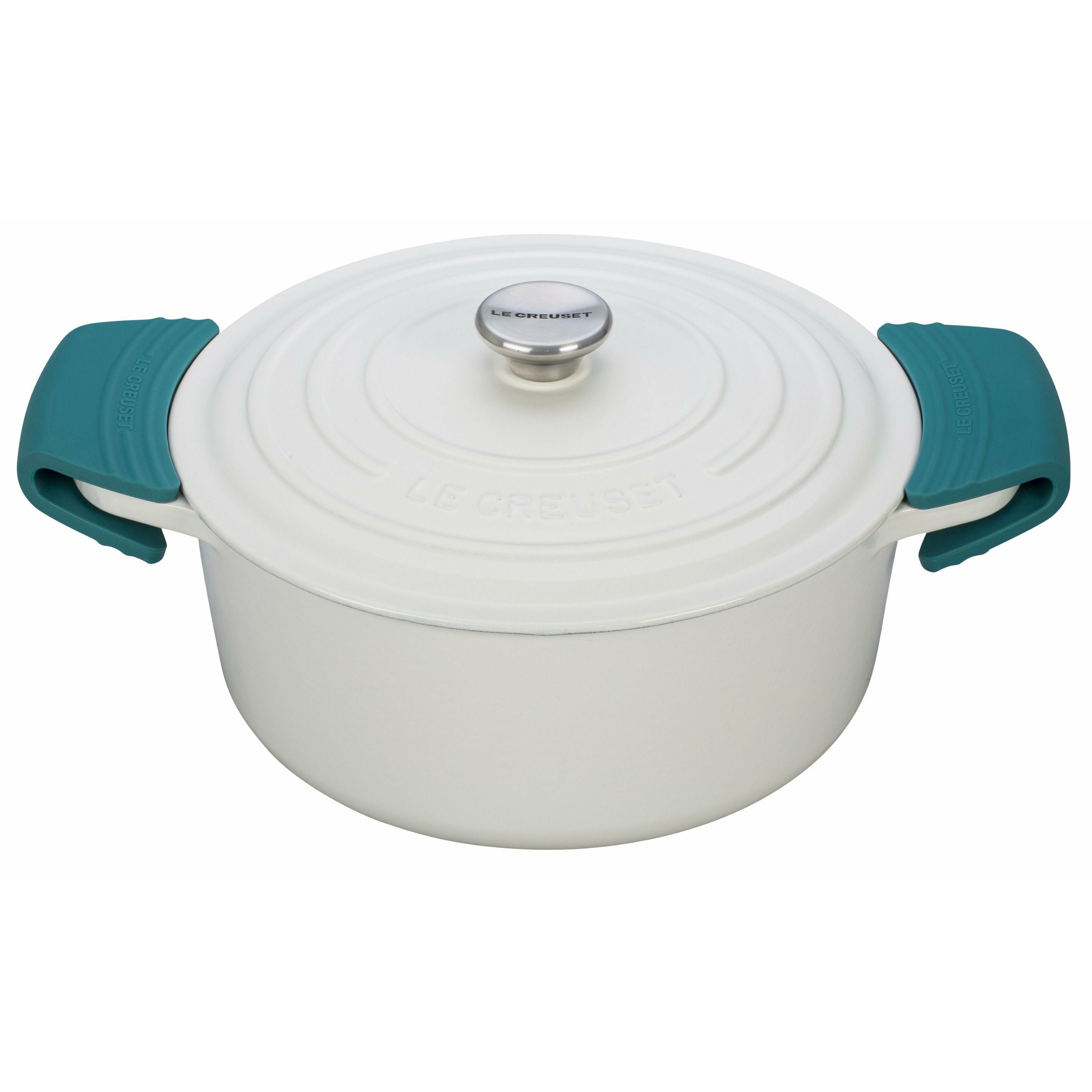 Le Creuset Silikon Grydelapper Deep Teal, 2 Stk.