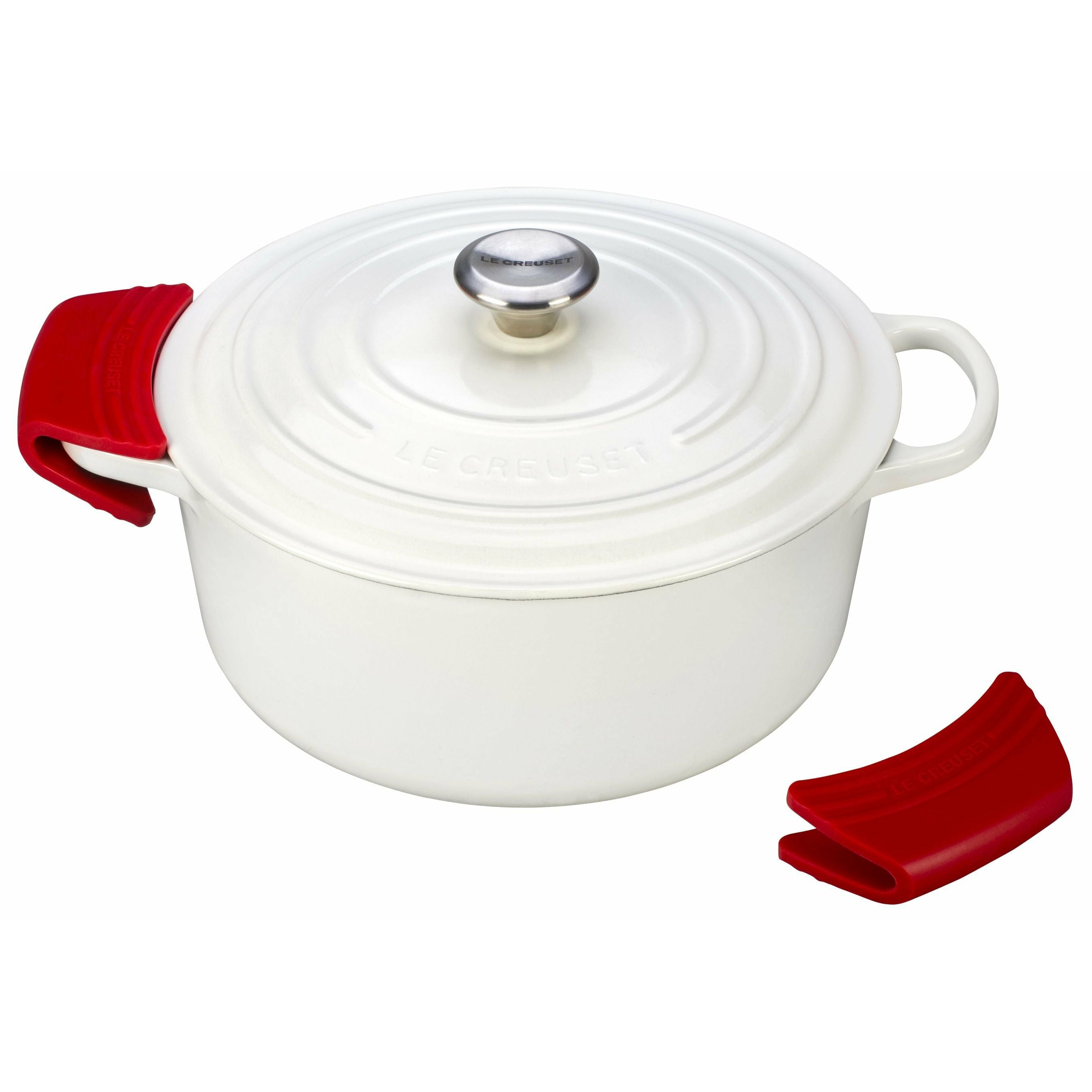 Le Creuset Silikon Grydelapper Cerise, 2 Stk.