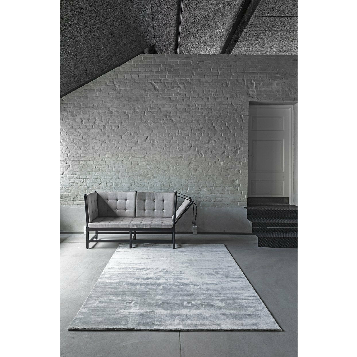 Massimo Earth Bamboo Gulvtæppe Concrete Grey, 250x300 cm