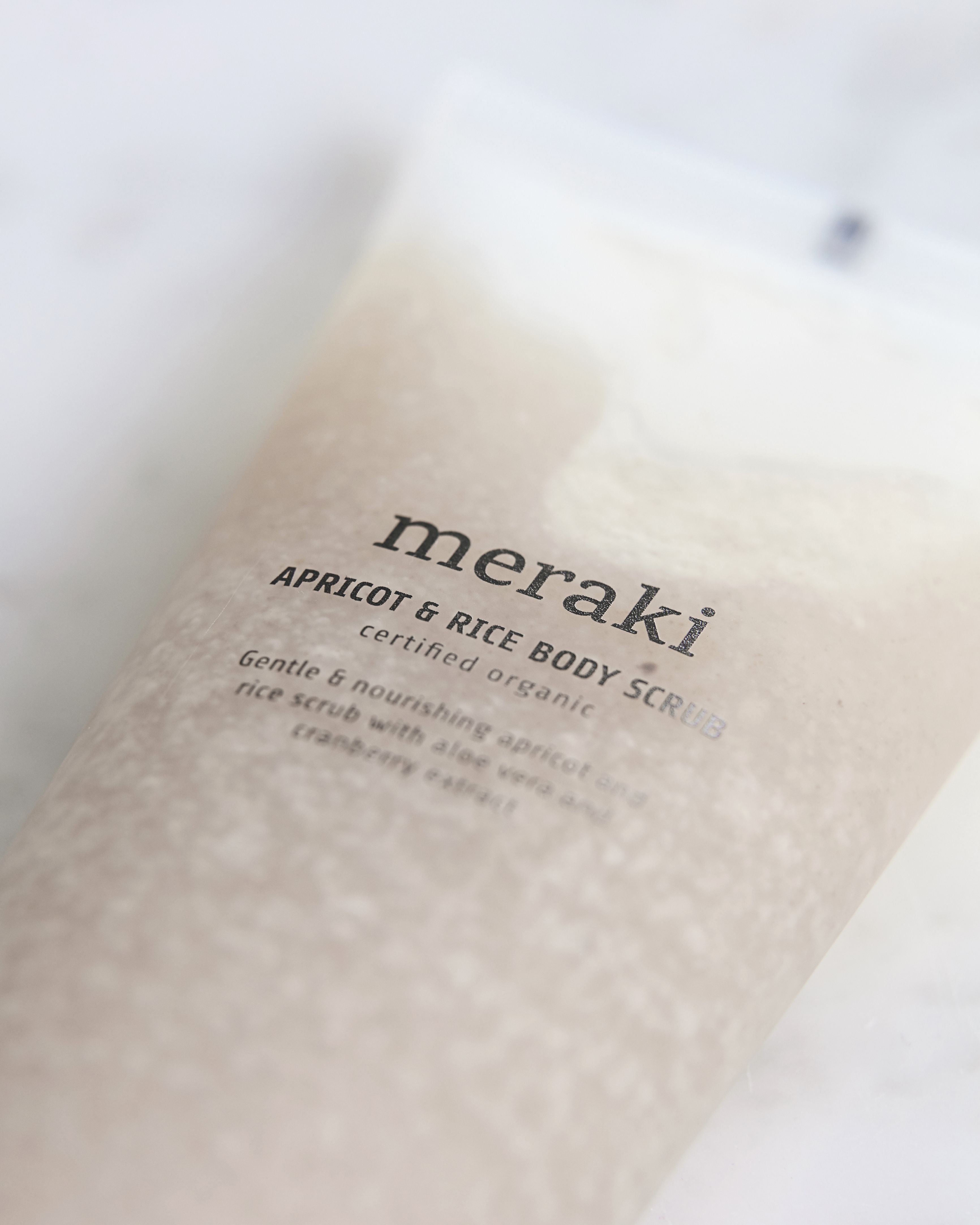Meraki Apricot & Rice Body Scrub 150 ml