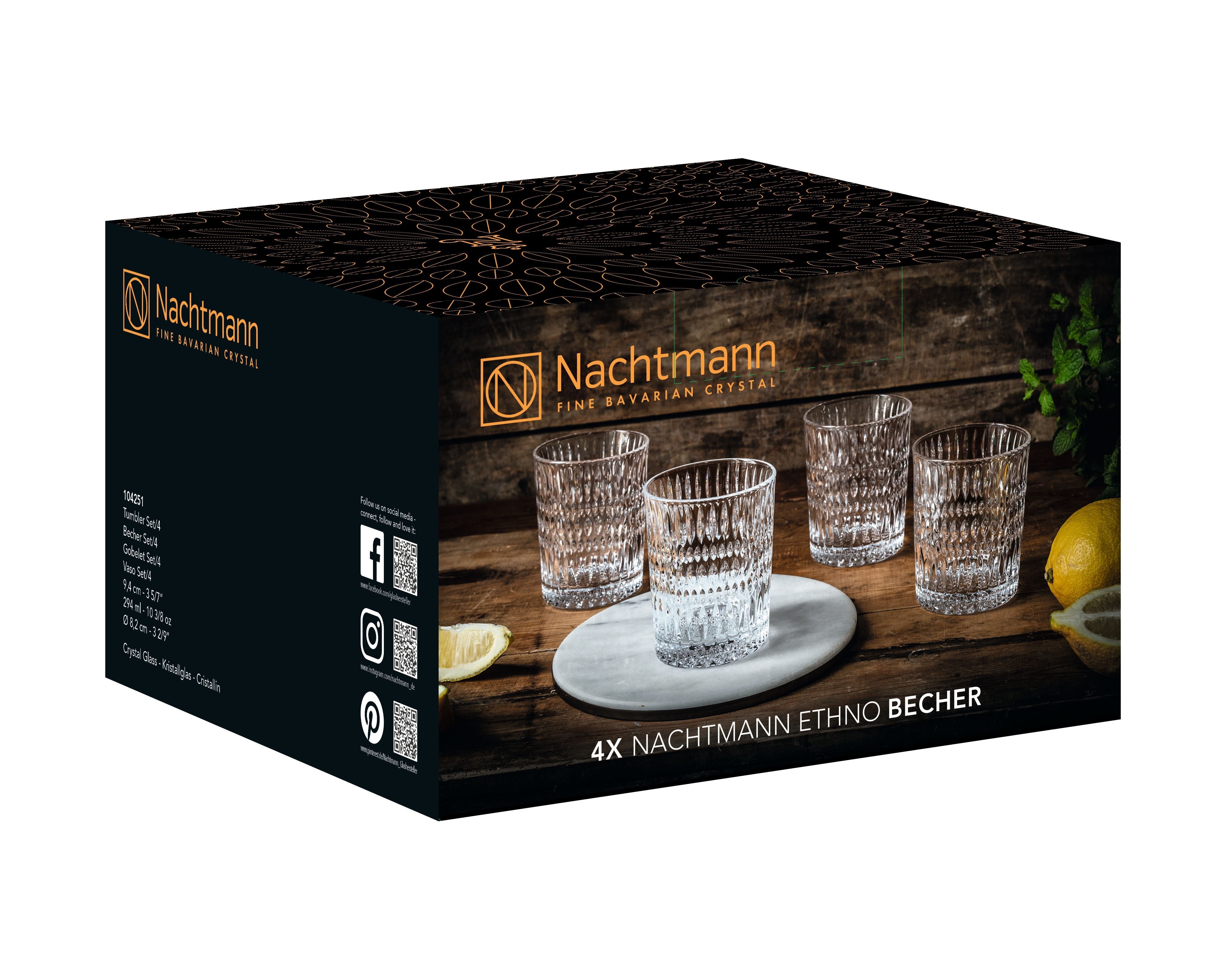 Nachtmann Ethno Glas 294 ml, 4 Stk.