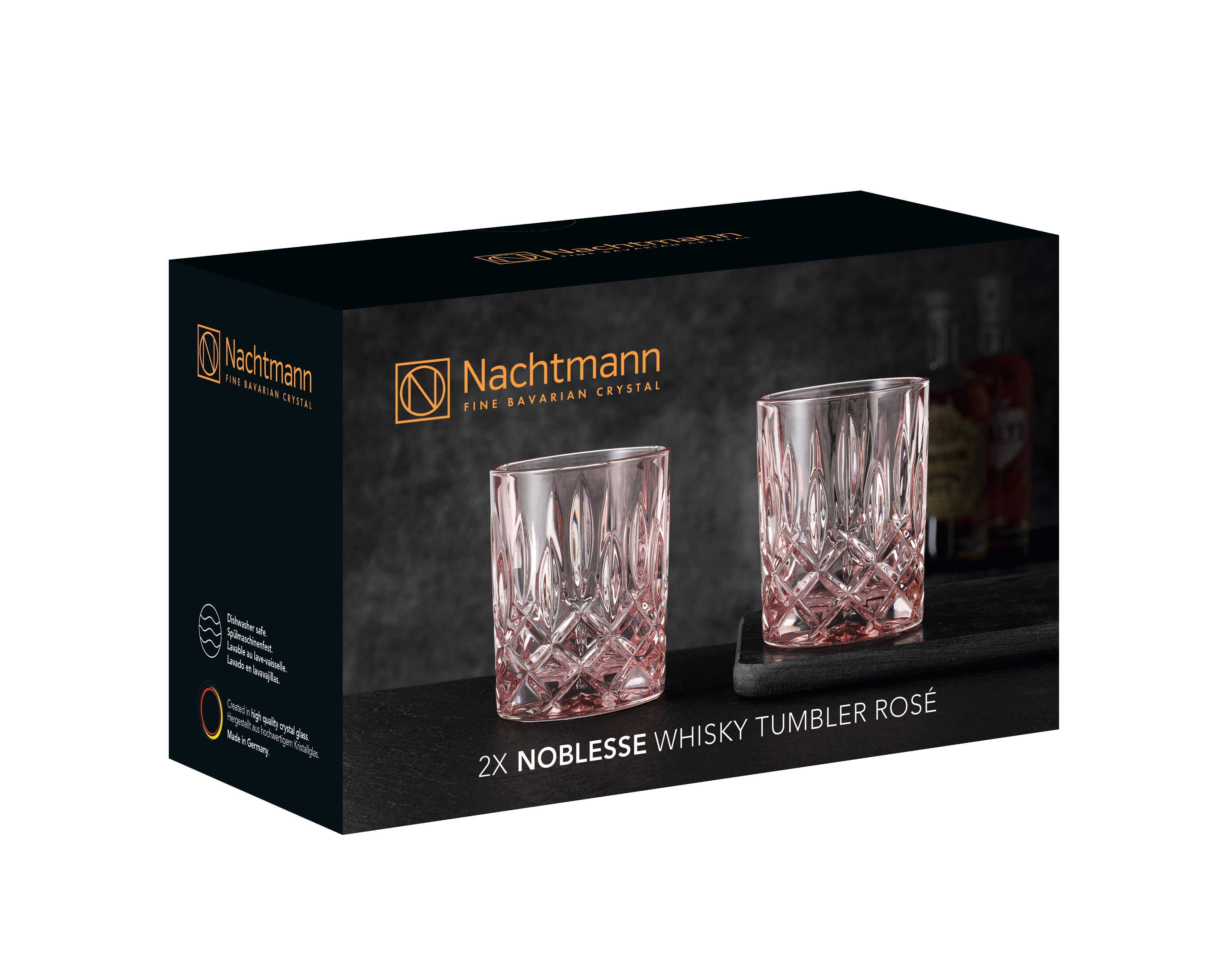 Nachtmann Noblesse Whiskyglas Rosé 295 ml, 2 Stk.