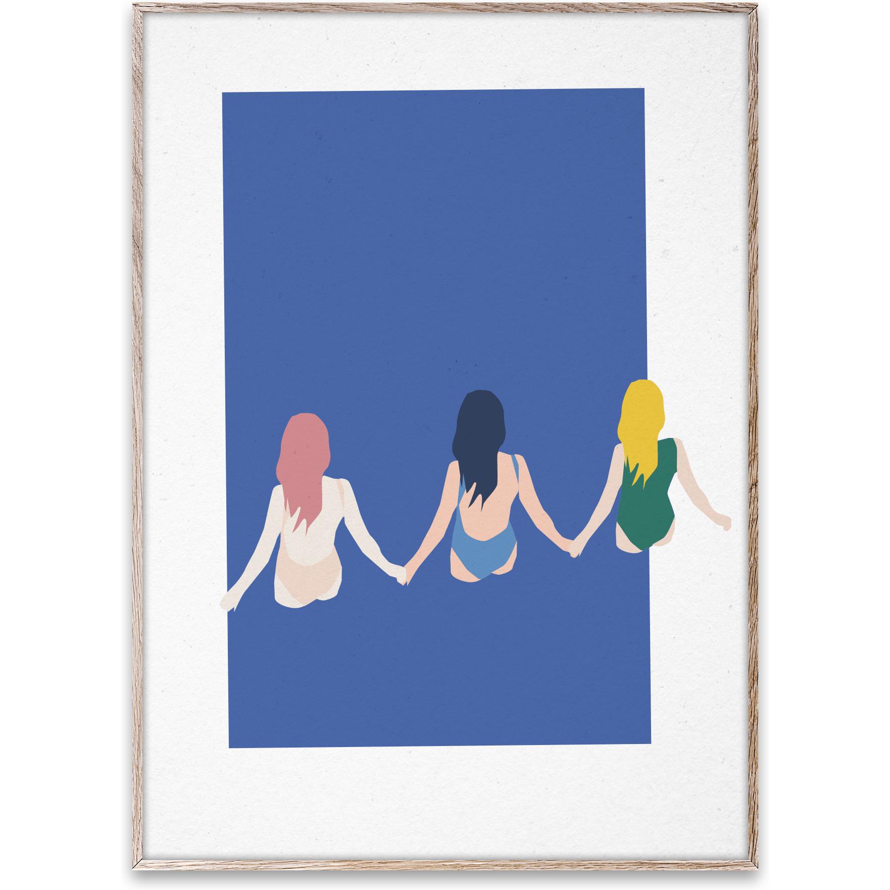 Paper Collective Girls Plakat, 30X40 Cm
