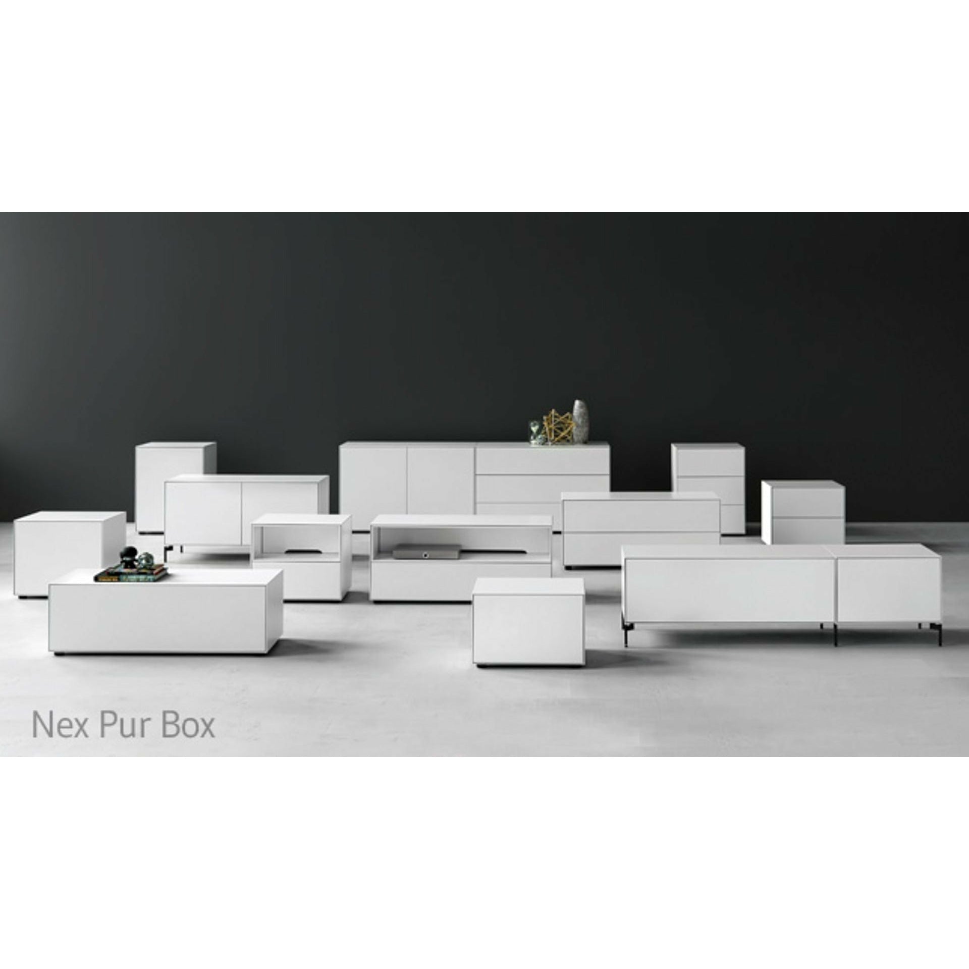 Piure Nex Pur Box Drawer/Door HxB 50x180 Cm, 2 Skuffer/1 Hylde