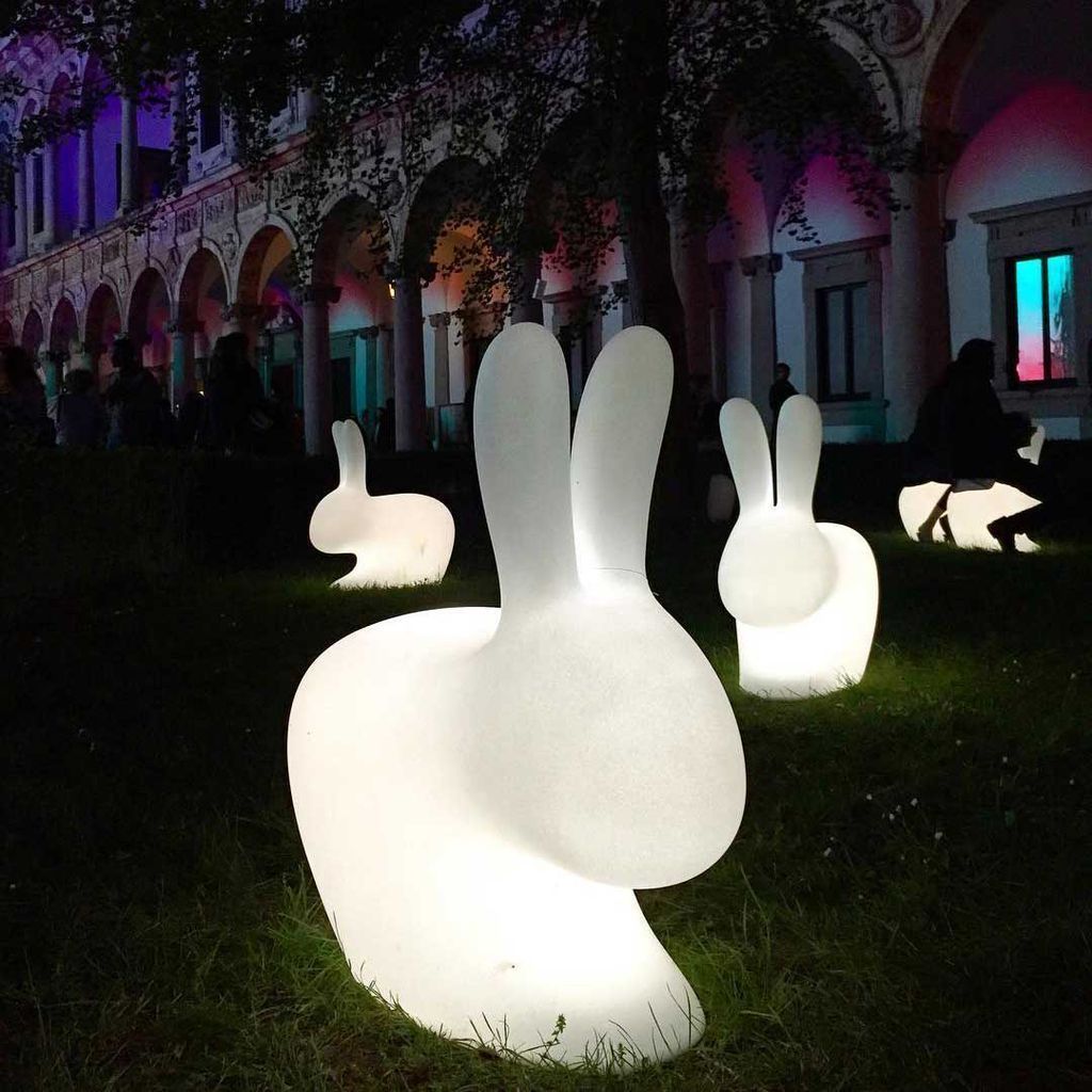 Qeeboo Rabbit Genopladelig LED Lampe