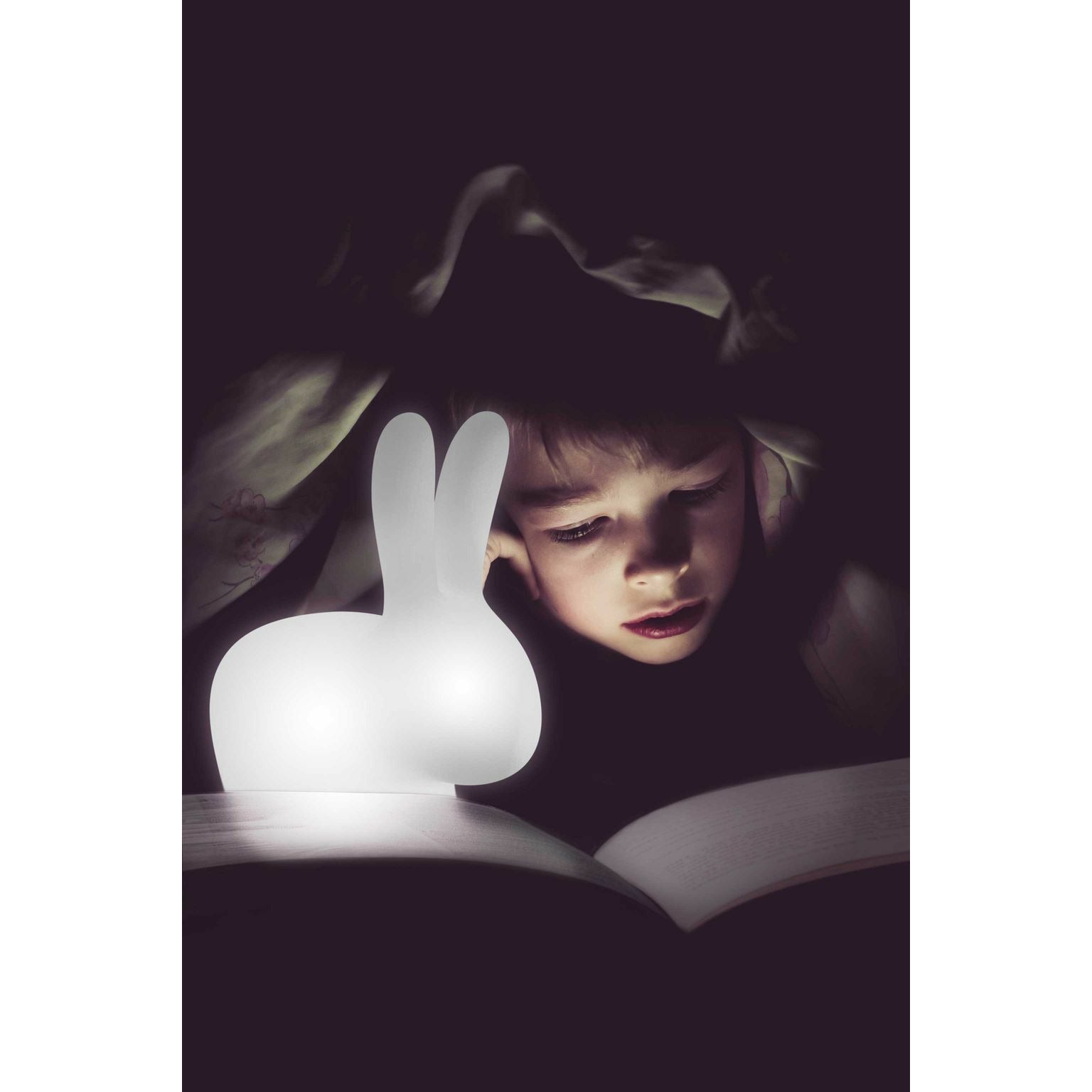 Qeeboo Rabbit Genopladelig LED Lampe, XS