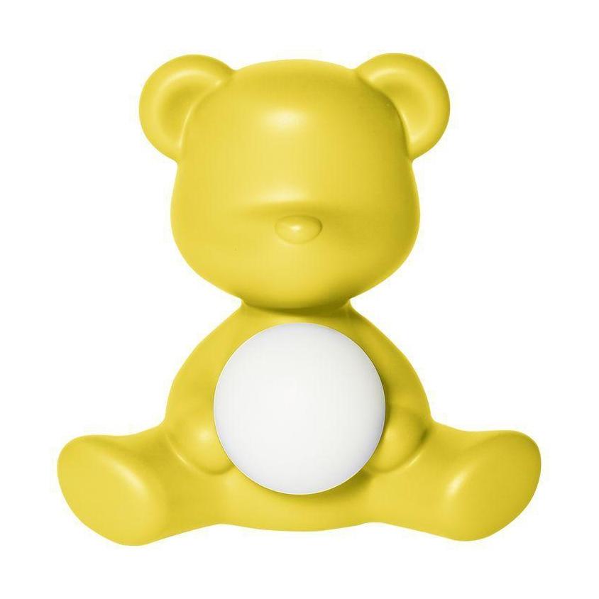 Qeeboo Teddy Girl Genopladelig LED Bordlampe, Gul