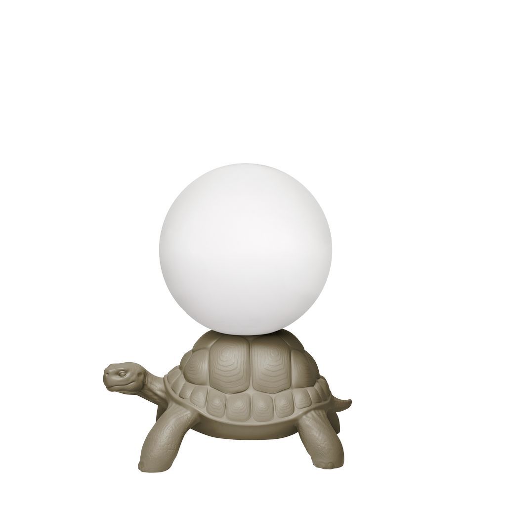 Qeeboo Turtle Carry Lampe, Grå