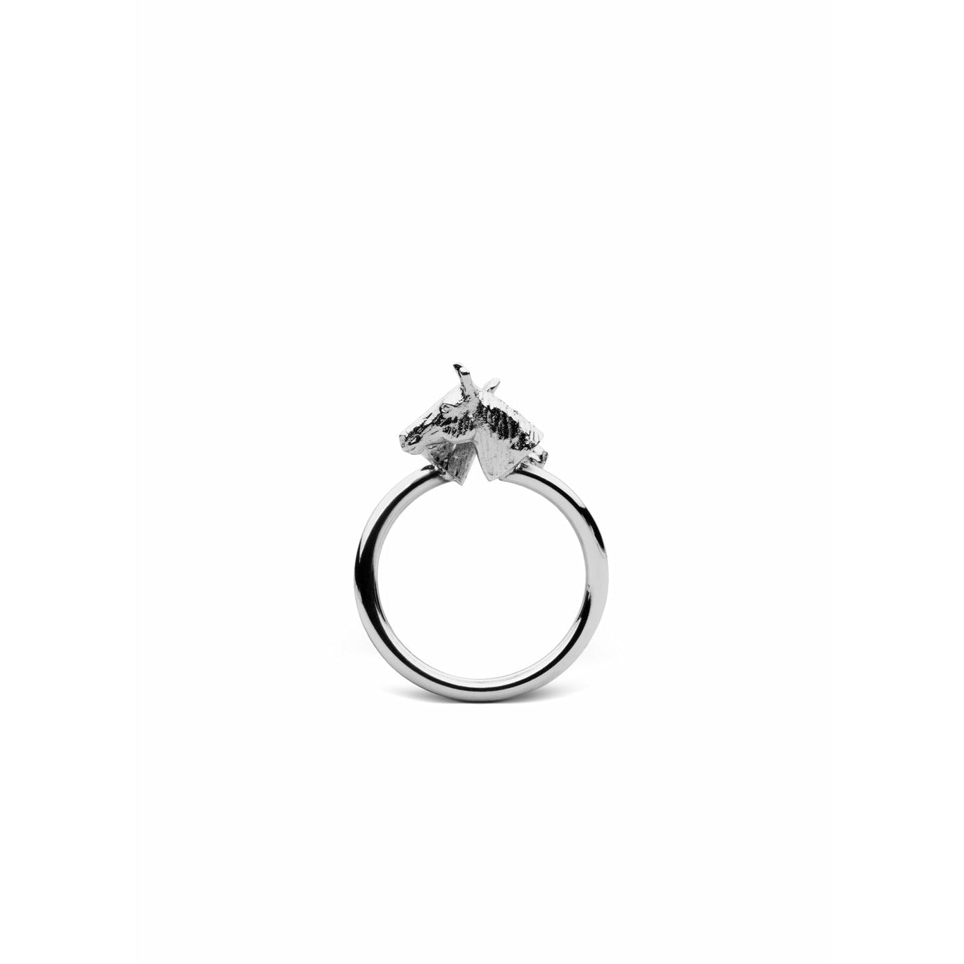 Skultuna Chêne Ring Hest Ring Medium Poleret Stål, Ø1,73 cm