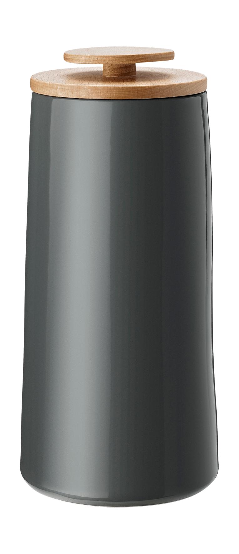 Stelton Emma Kaffedåse/Opbevaringskrukke 1,2 L, Mørkegrå