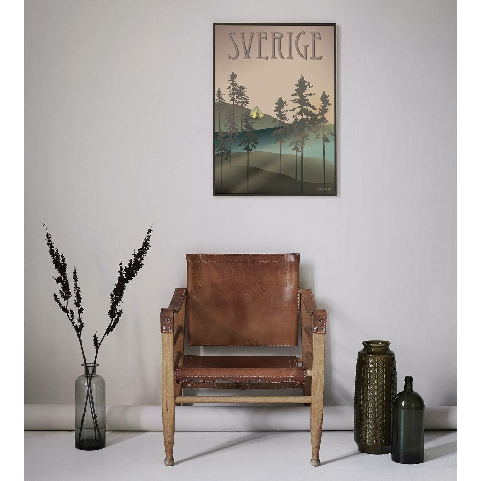 Vissevasse Sverige Skoven Plakat, 50X70 Cm