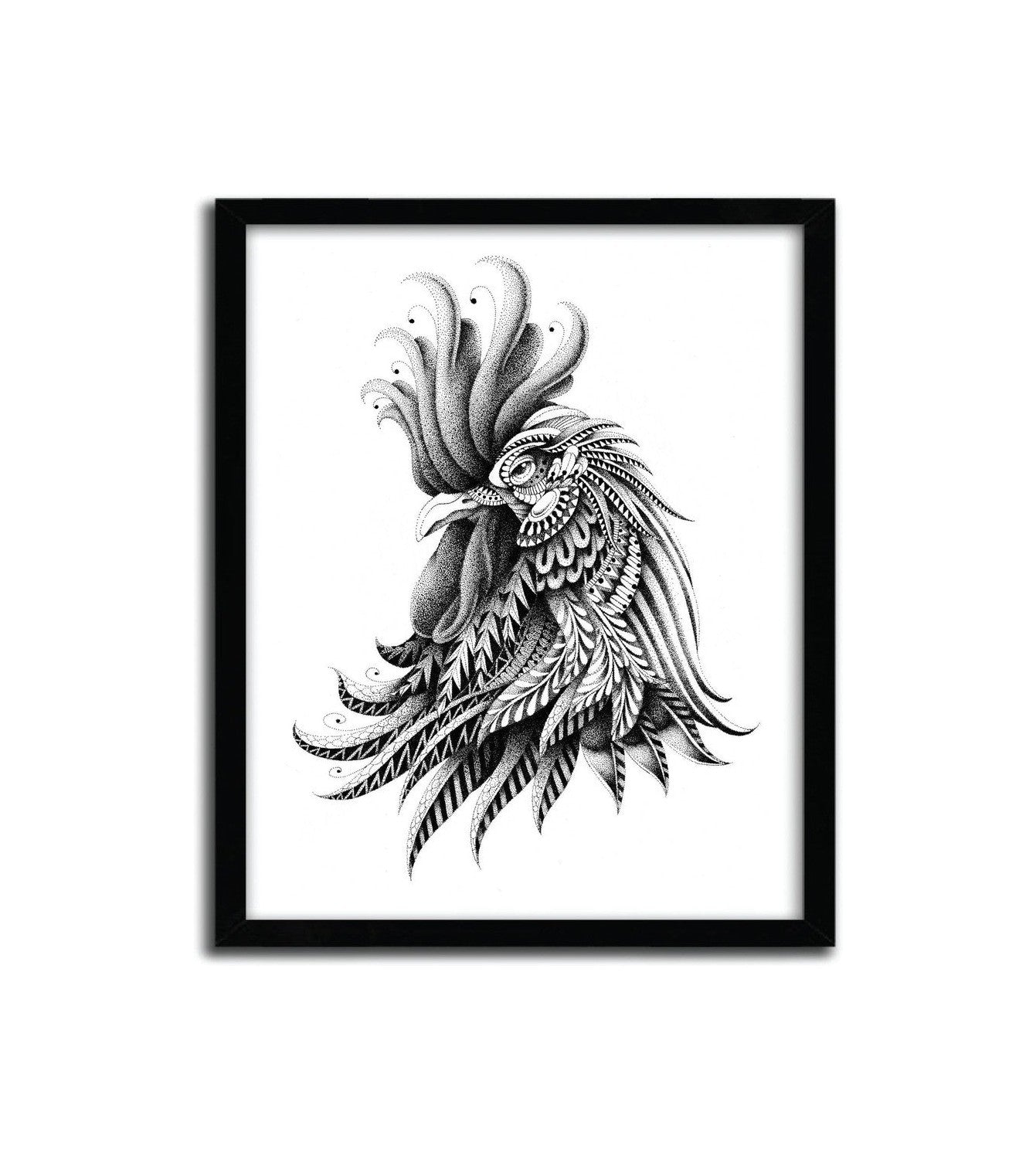 Affiche ORNATE ROOSTER BY BIOWORKZ