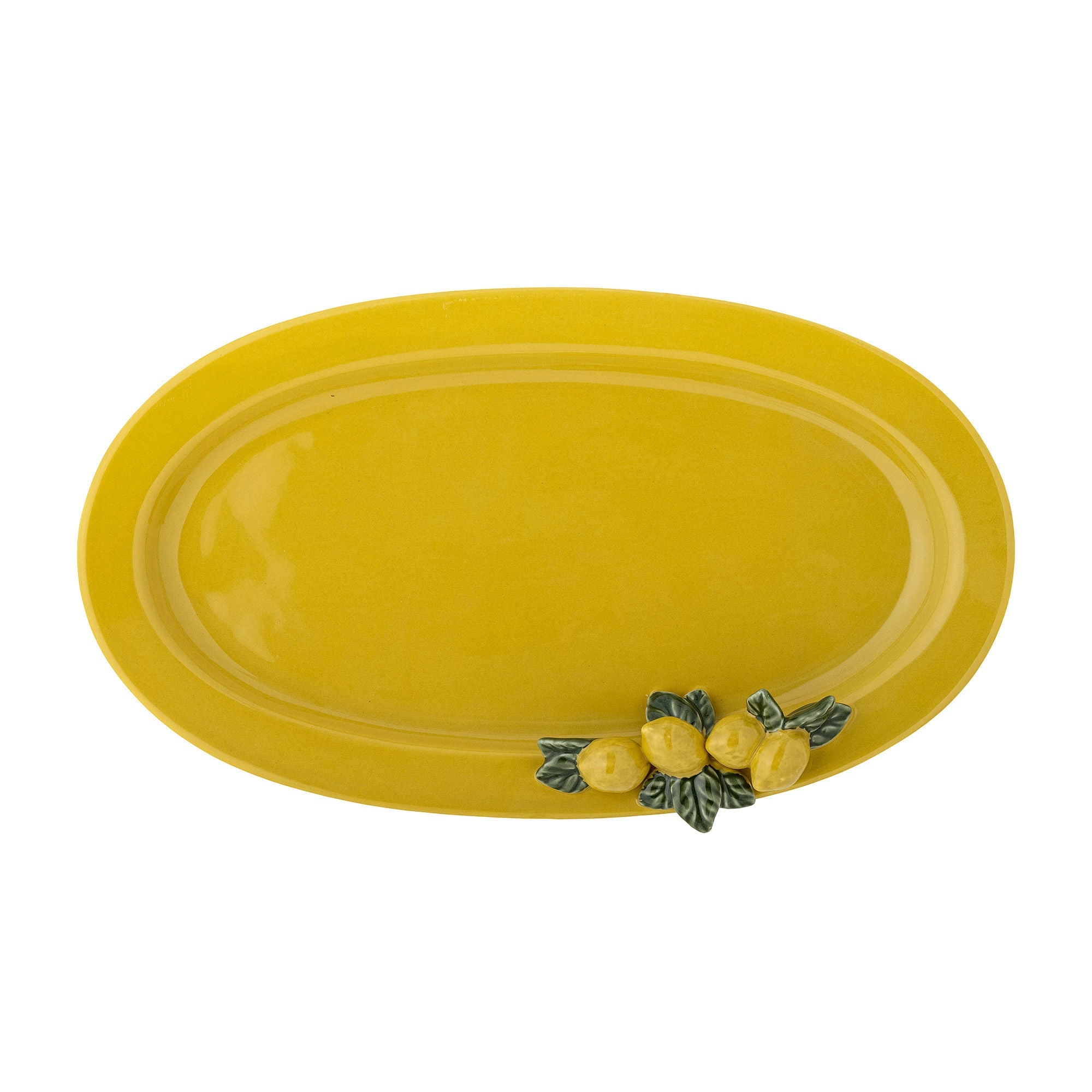 Creative Collection Limone Serving Plate, Yellow, Stoneware