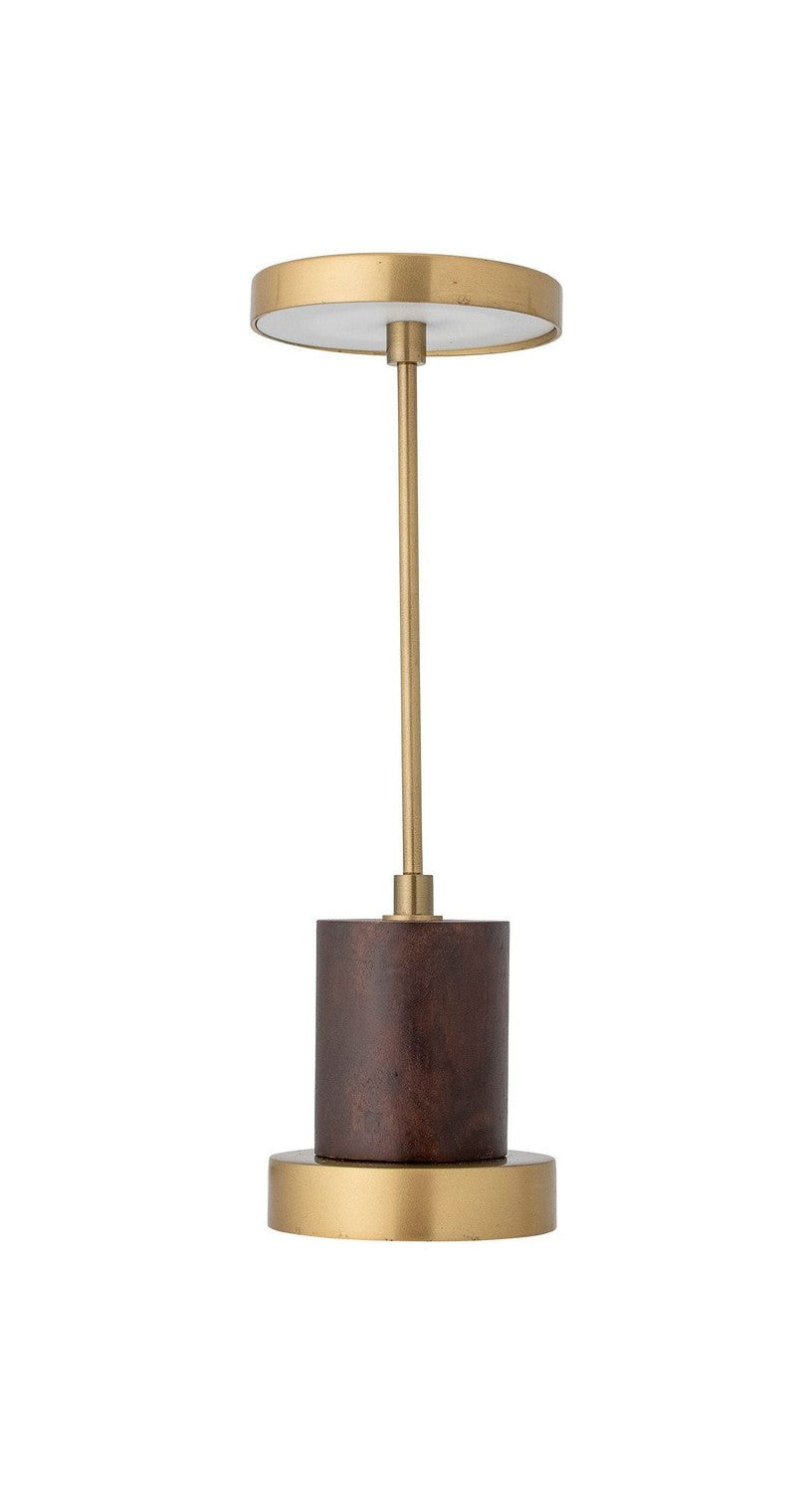 Bloomingville Chico Portable Lampe, Rechargeable, Brass, Metal
