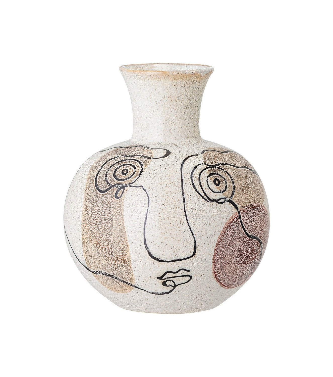 Bloomingville Irini Vase, White, Stoneware