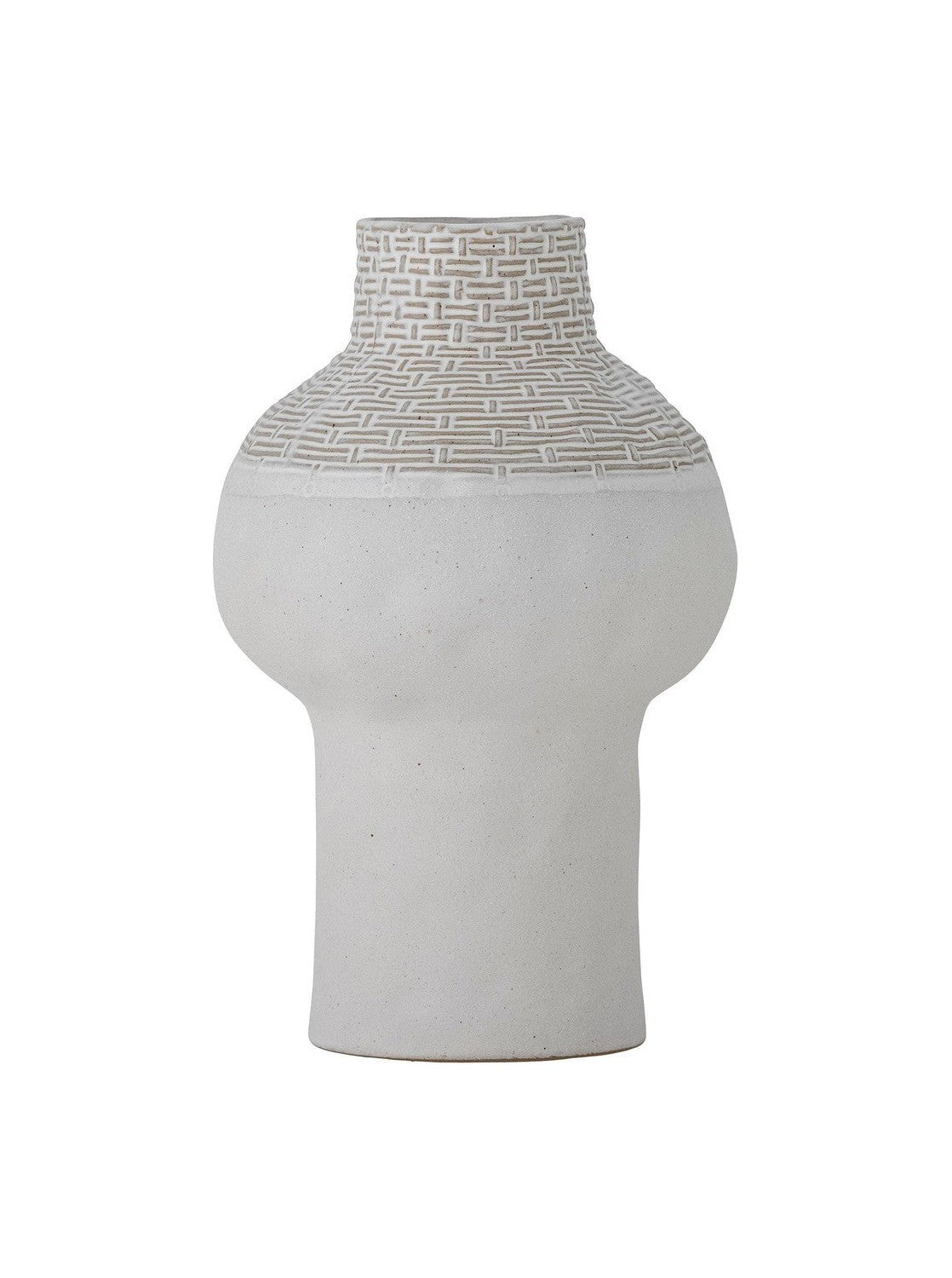 Bloomingville Iyore Vase, White, Stoneware
