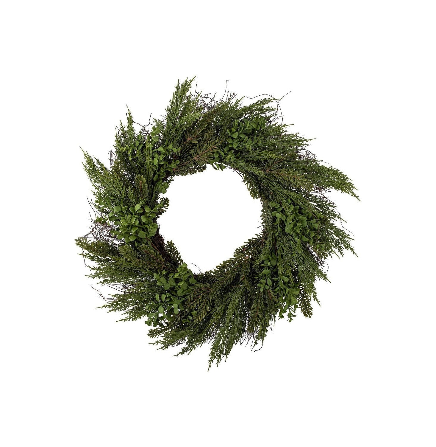 Bloomingville Lenra Wreath, Green, Plastic
