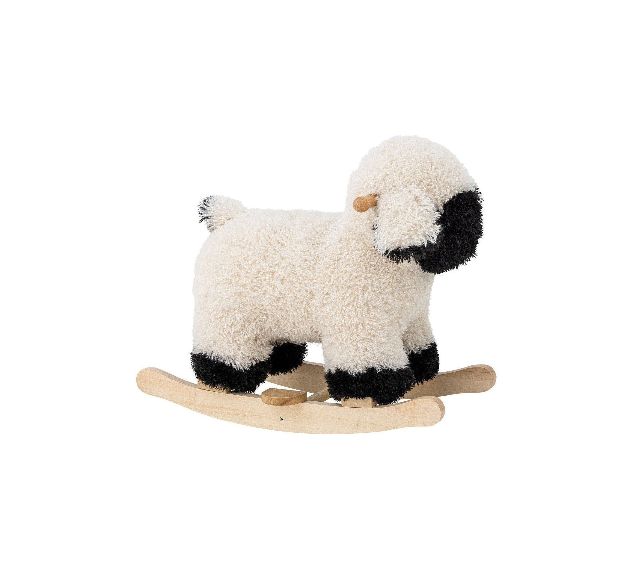 Bloomingville MINI Dolly Rocking Toy, Sheep, White, Polyester